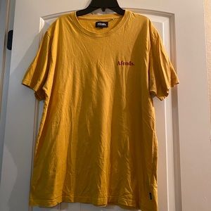 Afends Yellow T-shirt Large